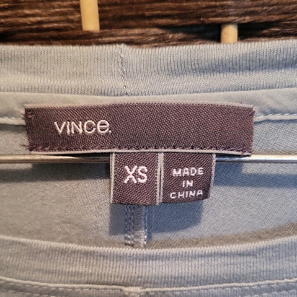 Vince Light Blue Relaxed Blouse - Picture 2 of 4